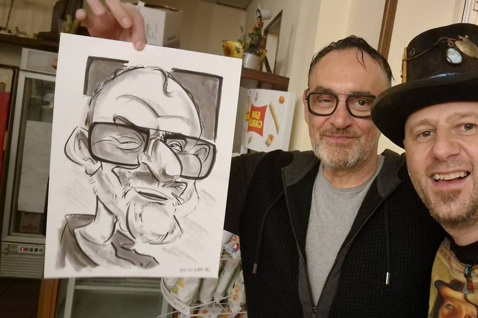 Fabio Iuli Caricature