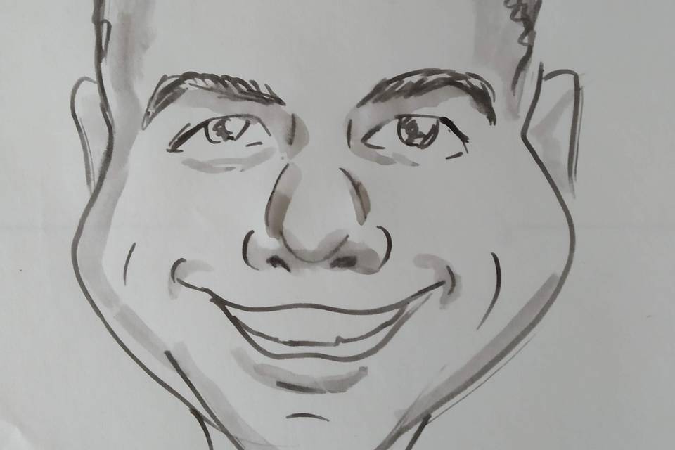 Caricatura uomo