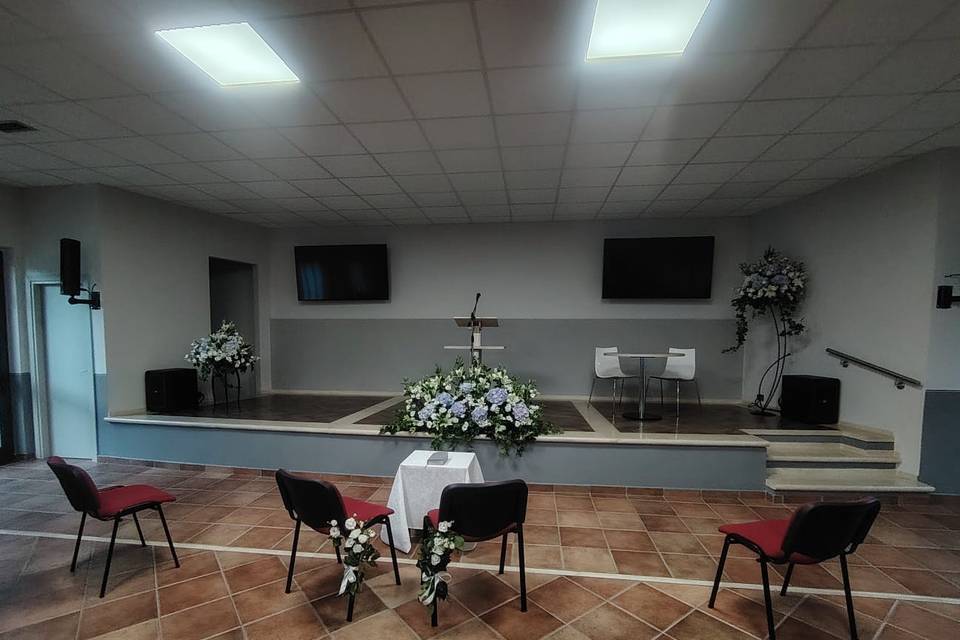 Allestimento matrimonio