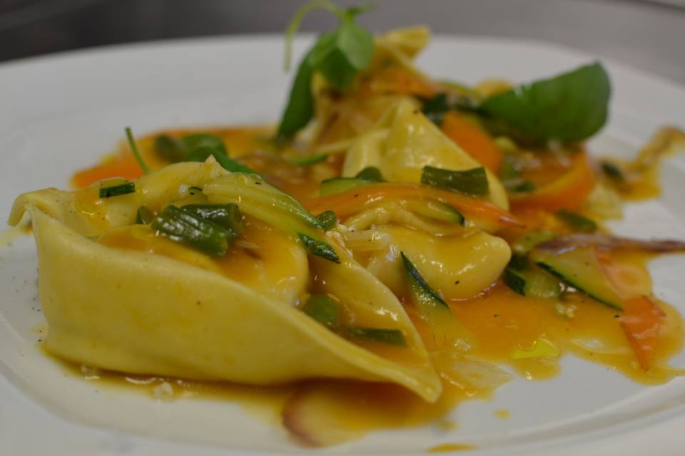 Tortelli ai profumi dell'orto