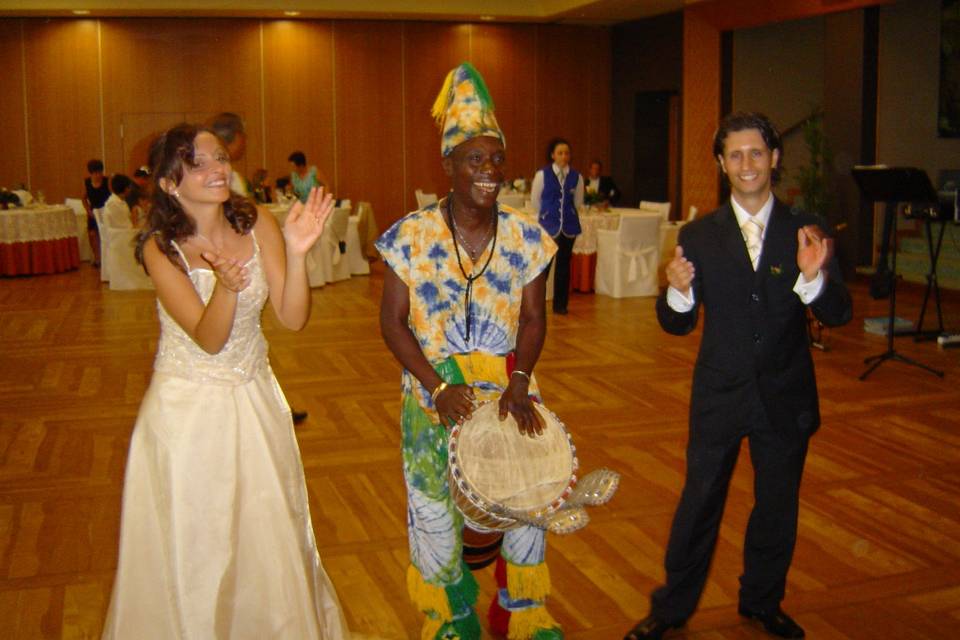 Percussionista senegalese