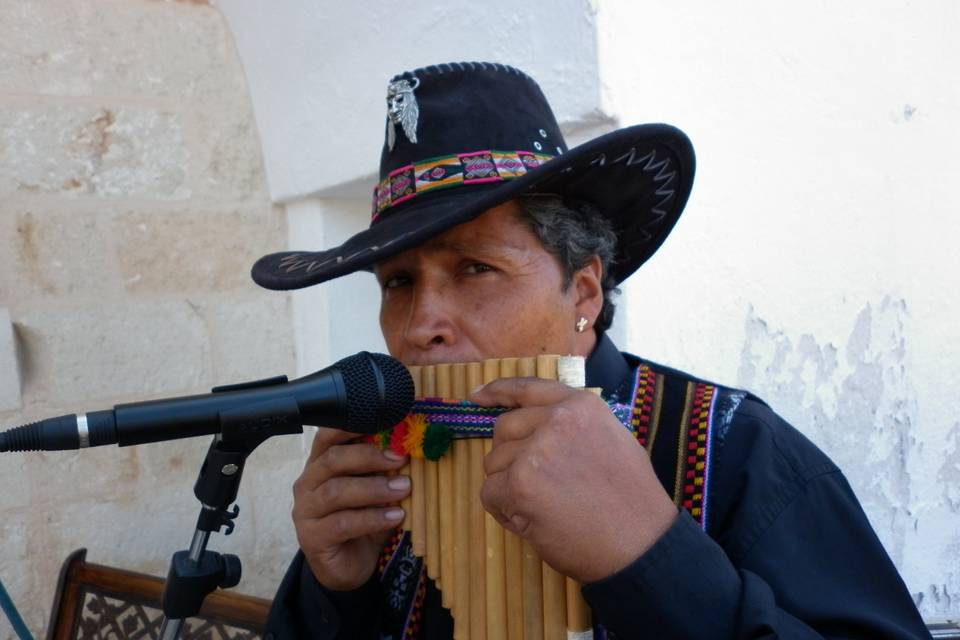 Panflute boliviano