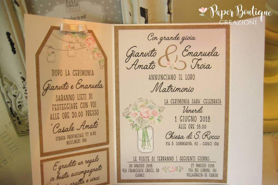 Partecipazione country chic in