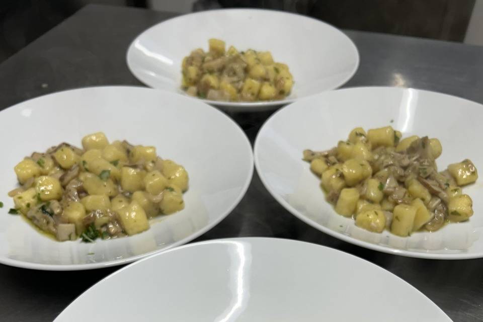 Gnocchi di patate ai Funghi Po