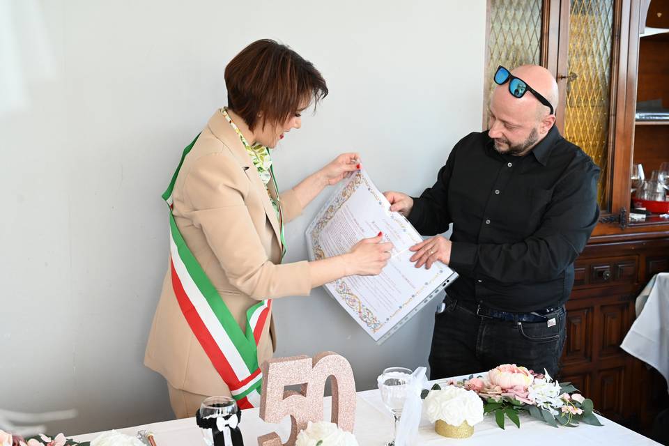 Pergamena di matrimonio
