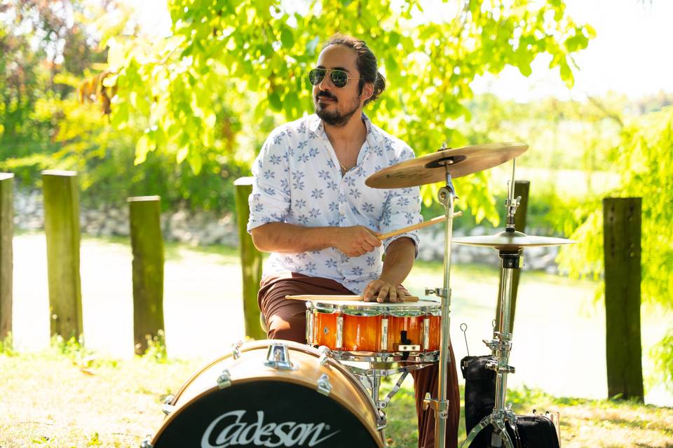 A drummer