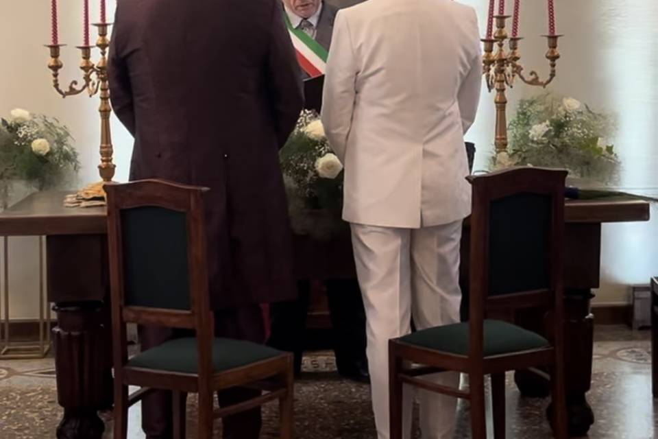 Momento della cerimonia