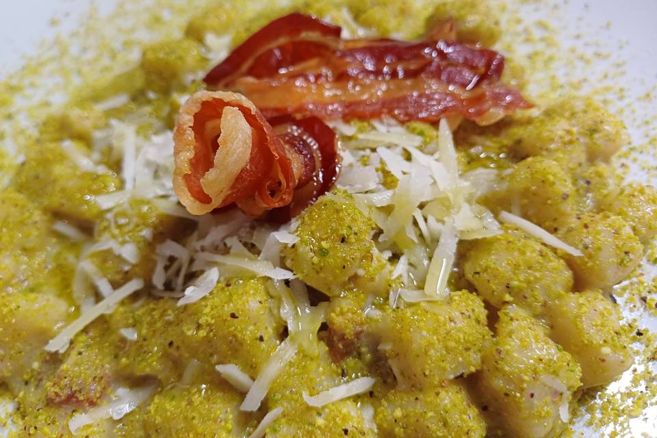 Gnocchi e pistacchio