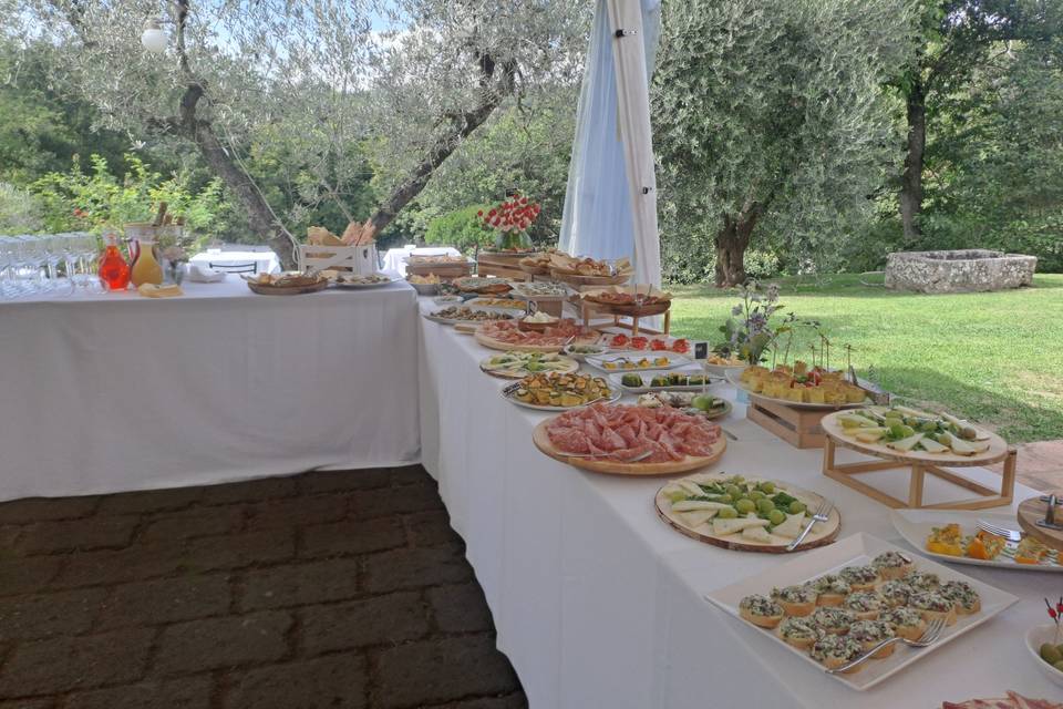 Gli antipasti Buffet