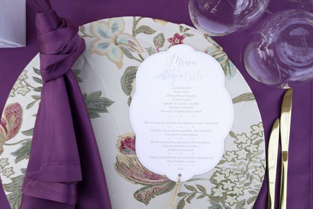 Menu nuziale