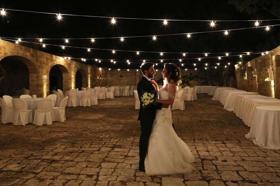 Aia masseria wedding luminarie