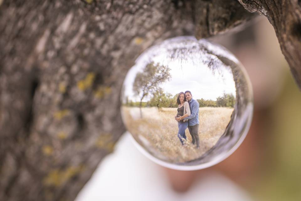 Lensball shot