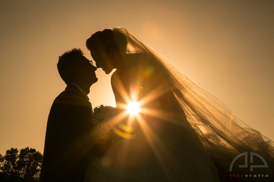 Sunset wedding