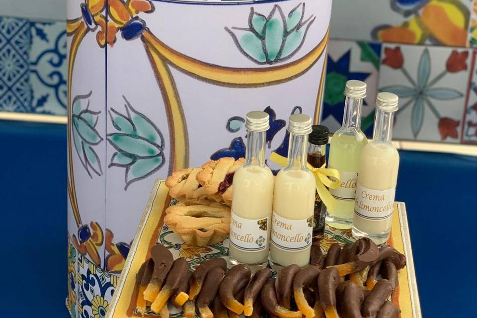 Crema di limoncello e dolcetti