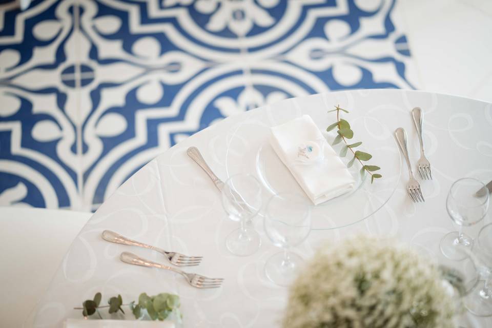 Mise en place matrimonio