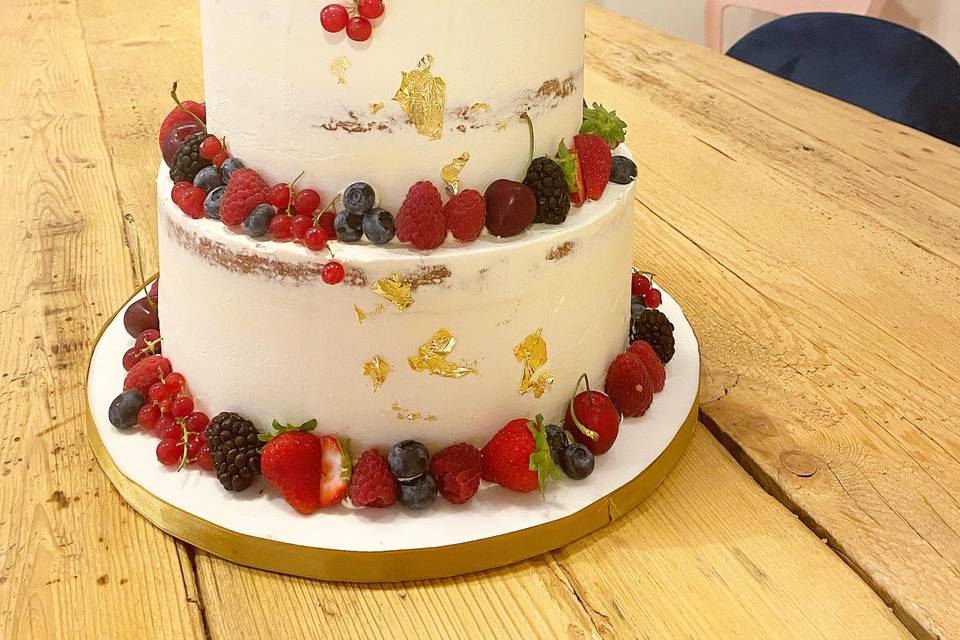 Wedding cake con frutta