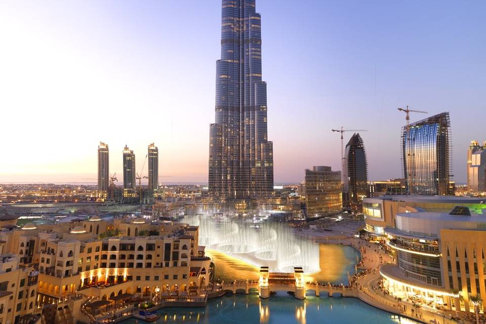 Vista sul Burj Khalifa