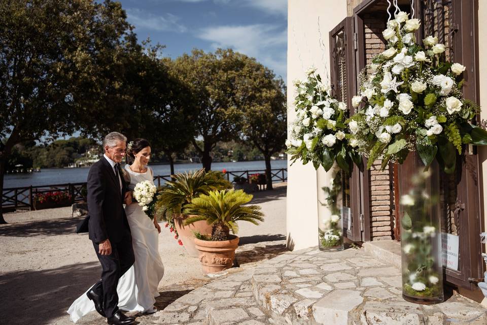 Sposa e papà