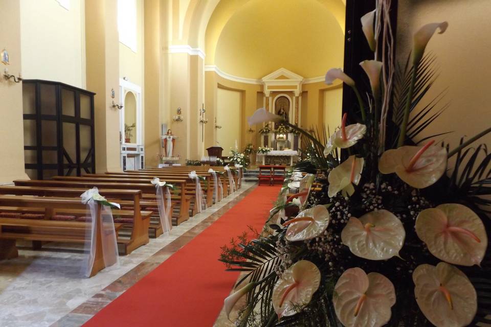 Decorazione altare