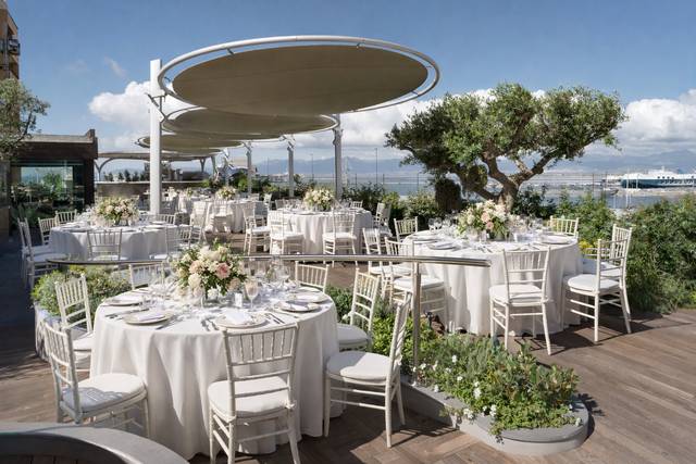 Rooftop allestimento matrimoni