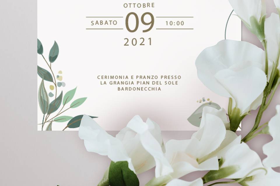 Partecipazione matrimonio