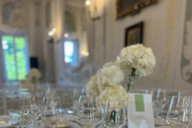 Allestimento Villa Pace