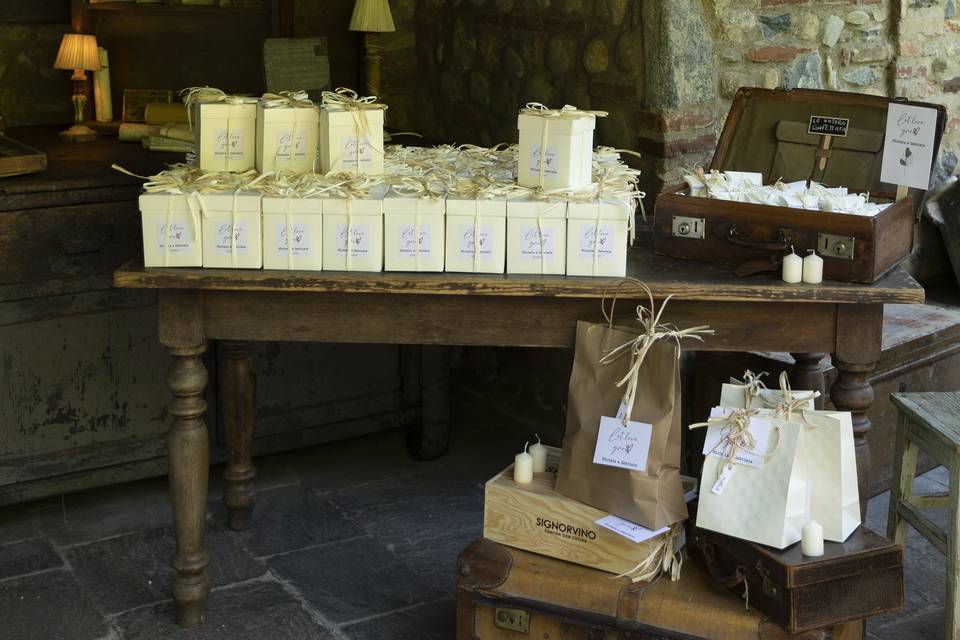 Allestimento e bomboniere