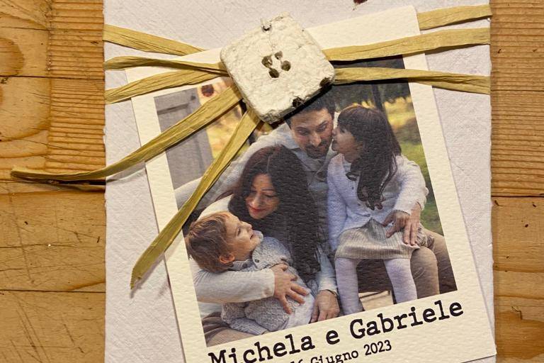 Save the date buste con petali