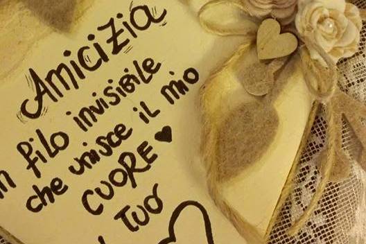 Cuore con dedica