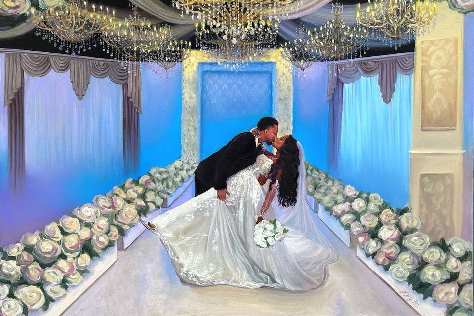Finished Wedding Painting