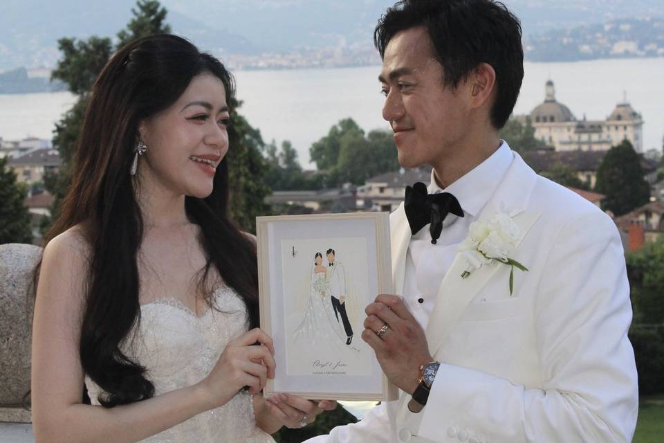 Newlyweds Illustration