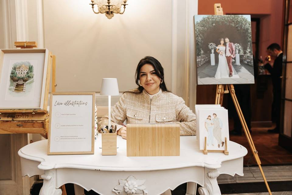 Live art for weddings