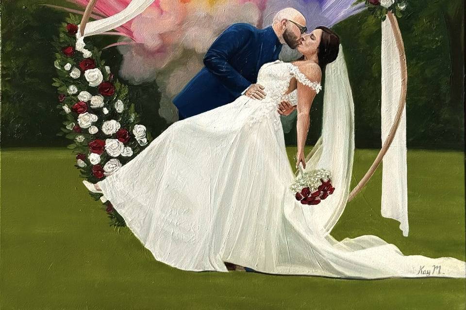 Finished Wedding Painting