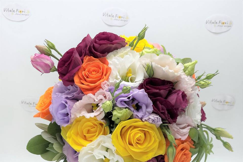 Bouquet arcobaleno