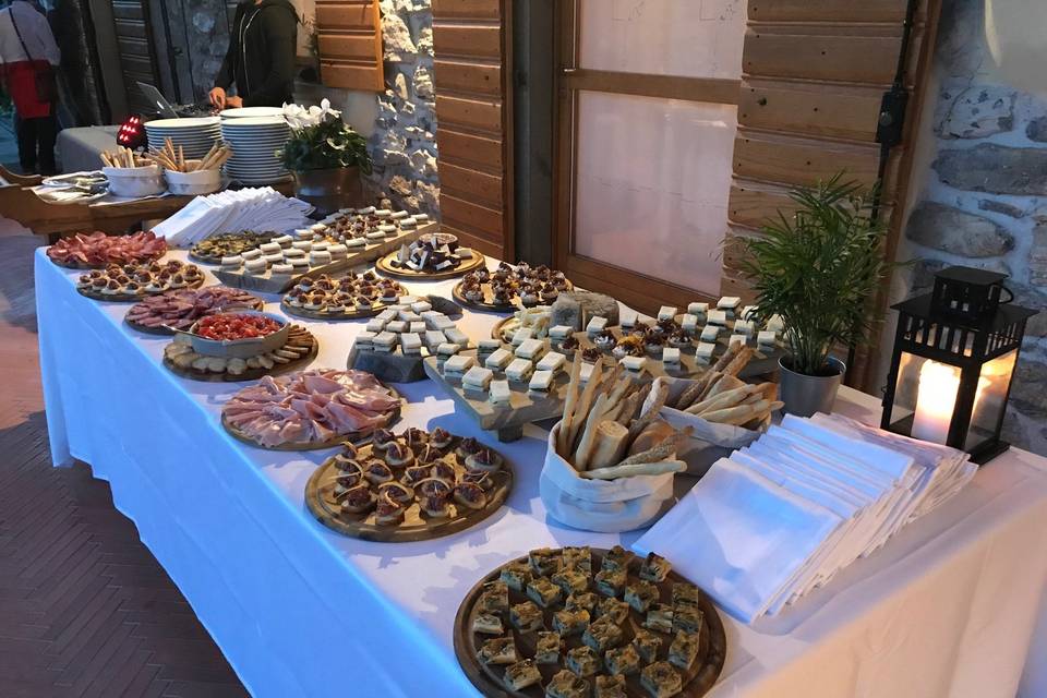 Il nostro antipasto a buffet