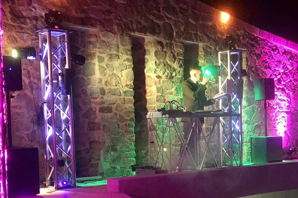 Wedding party dj set & lightfx