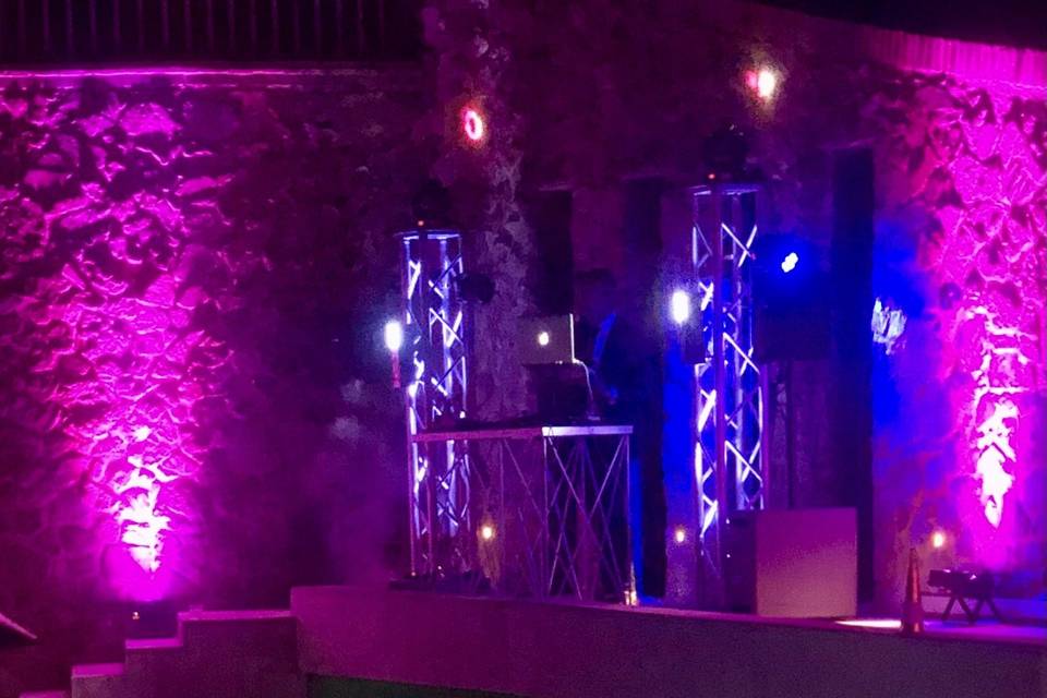 Wedding party dj set & lightfx