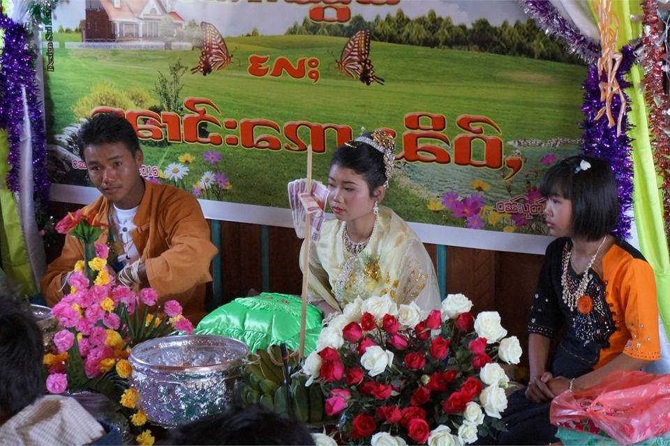 Matrimonio tipico, Birmania