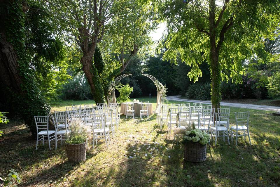 Cerimonia nel boschetto