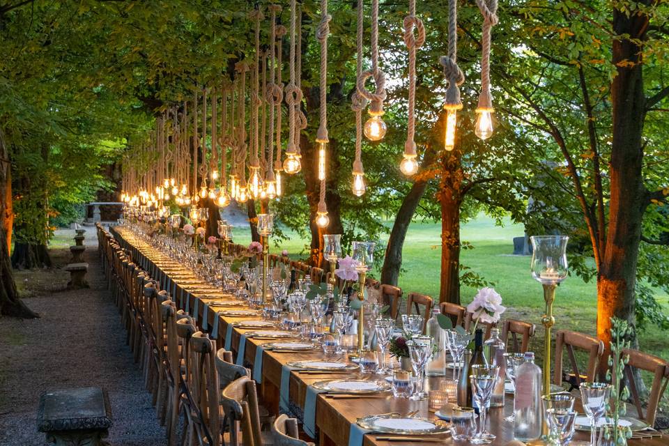 Lampade vintage filo canapa