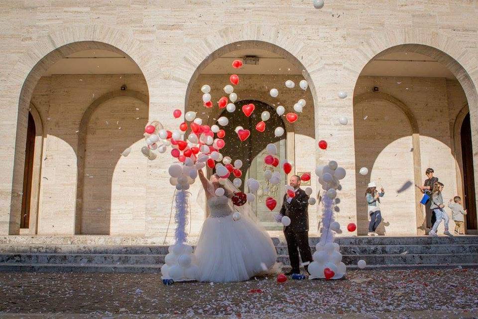 Lancio dei palloncini