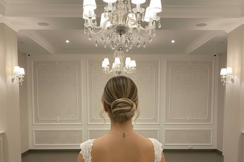 Chignon morbido sposa