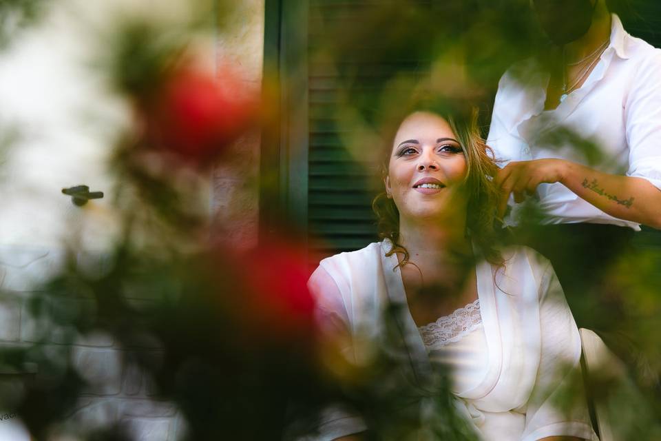 Preparazione sposa