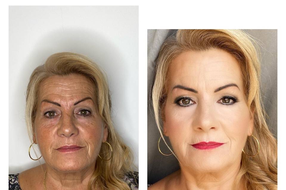 Makeup AntiAge Prima e Dopo