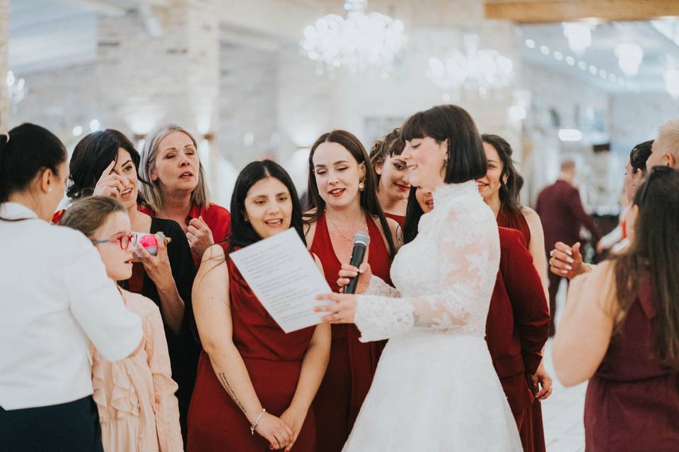 La sposa e le amiche