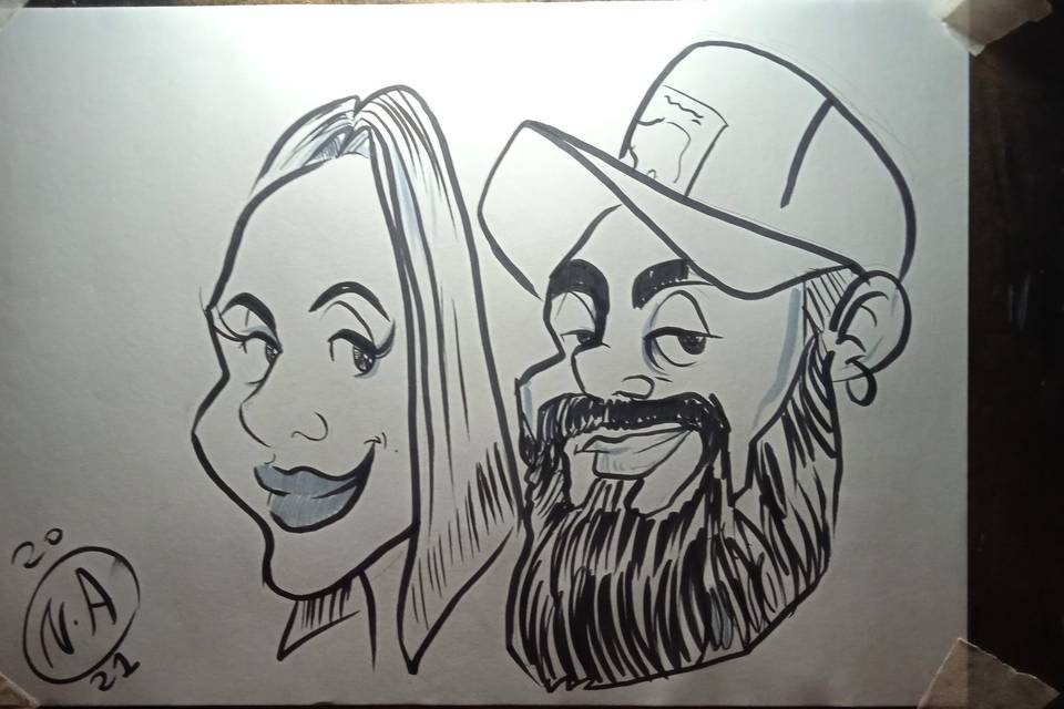 Family- caricature