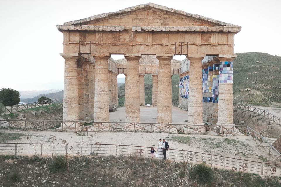 Sposi al tempio di Segesta