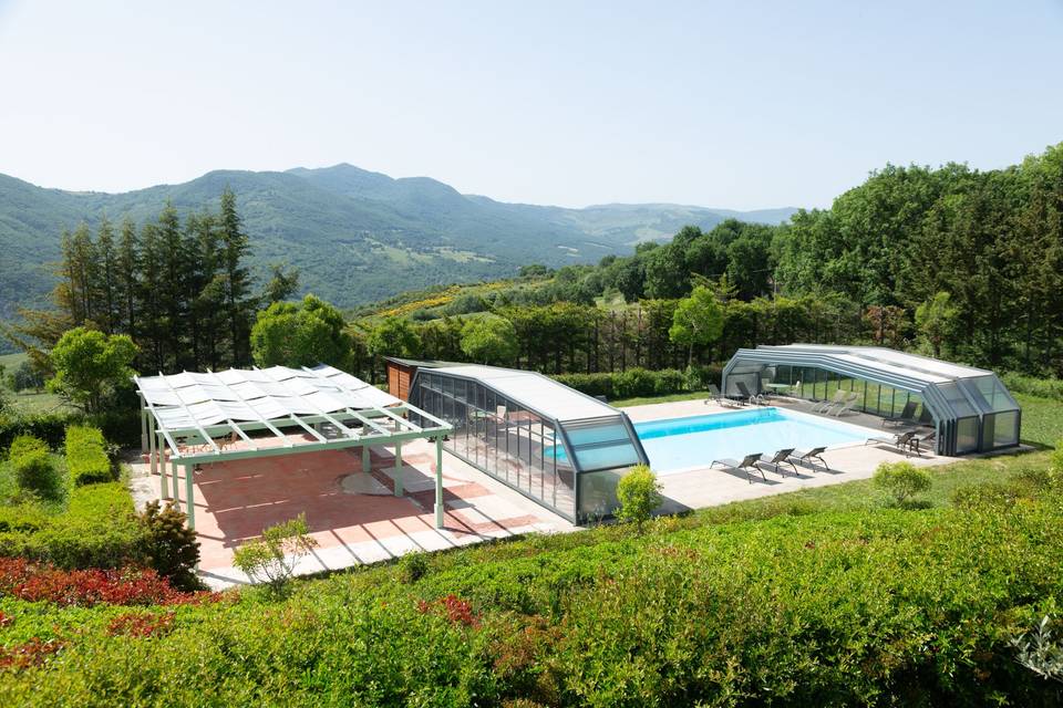 Piscina dall'alto