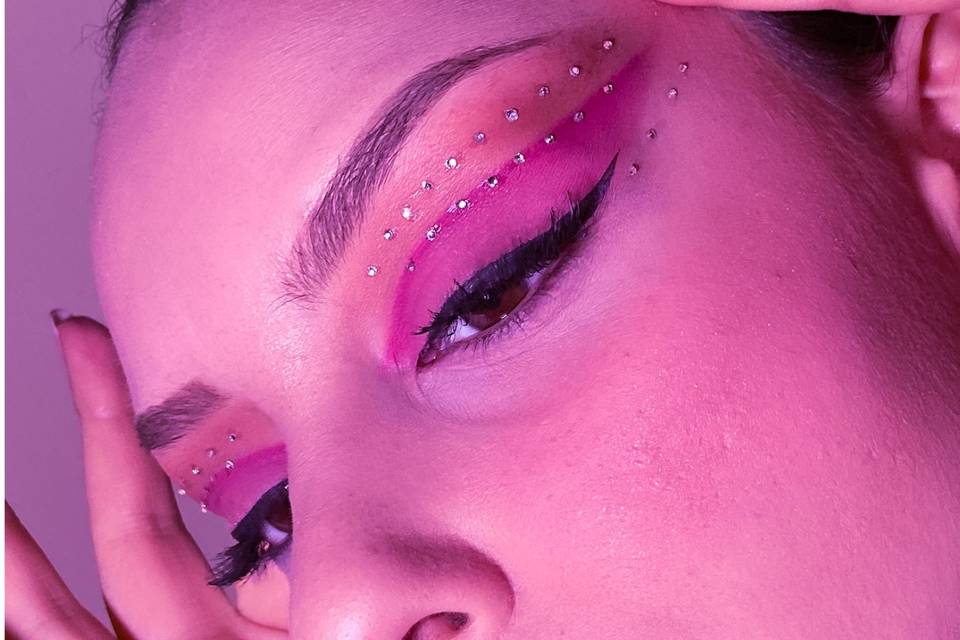 Glitter make-up