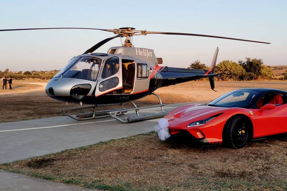 Ferrari + elicottero